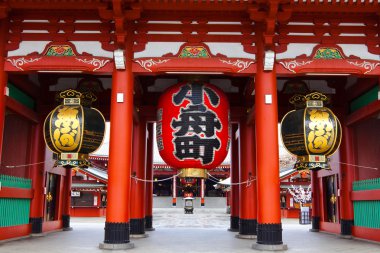 Hozomon Gate at Sensoji Asakusa Temple clipart