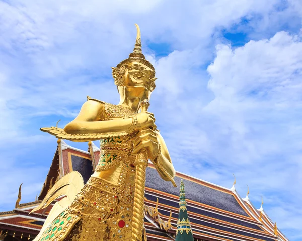 Guardián del Demonio en Wat Phra Kaew, Templo del Buda Esmeralda, B —  Fotos de Stock