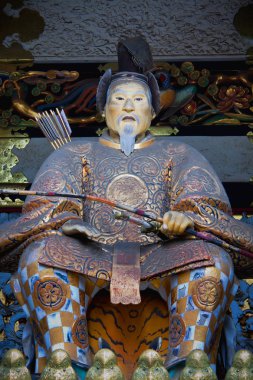 Toshogu Tapınağı 'ndaki Shogun Leyasu Heykeli, Nikko