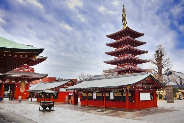 Tokyo Sensoji Tapınağı — Stok fotoğraf