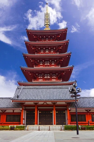 Pagoda en el Templo Sensoji Asakusa —  Fotos de Stock