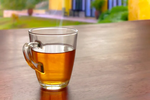 Tea at a terrace — Stock Photo, Image