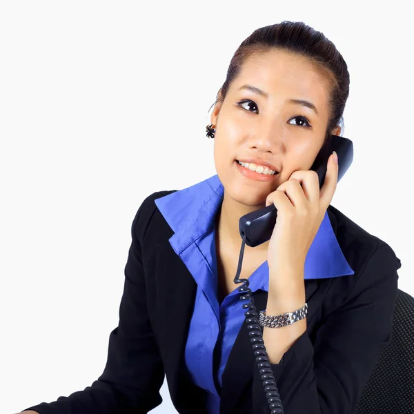 Young Business woman on the phone — Stock Photo, Image