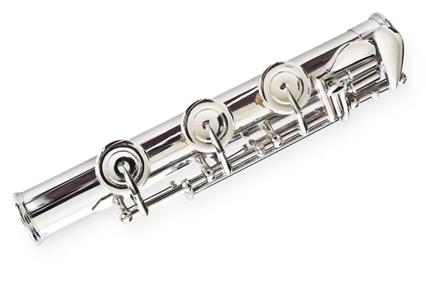 Isolated of a flute B Footjoint — Stock Photo, Image