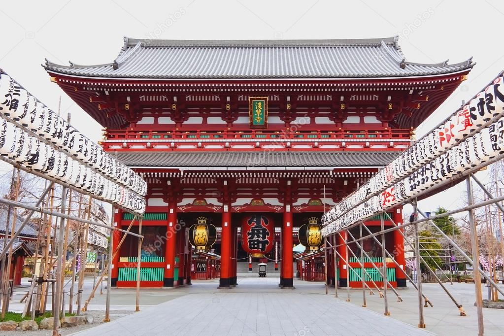 Sensoji Temple in Tokyo, Japan
