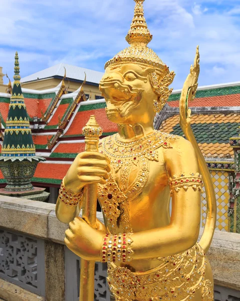 Demon Guardian di Wat Phra Kaew, Kuil Buddha Zamrud, B — Stok Foto