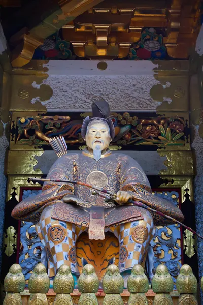 Estatua del Shogun Ieyasu en el Santuario de Toshogu en Nikko — Foto de Stock