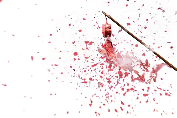 Chinese Firecracker in a Chinese lunar new year — Stock Photo, Image