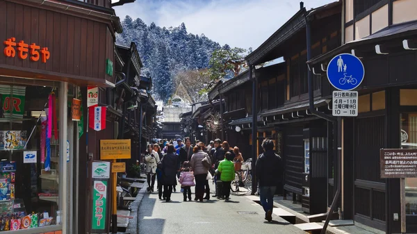 Sannomachi Street in Takayama — Stock Photo, Image