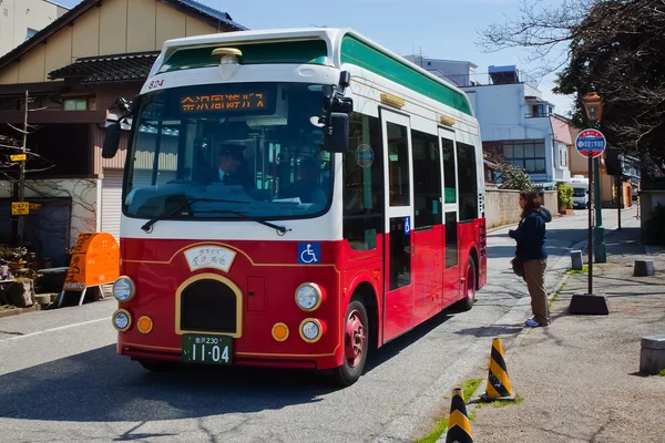 Kanazawa döngü otobüs — Stok fotoğraf