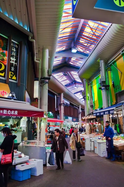 Mercado de Omicho em Kanazawa — Fotografia de Stock