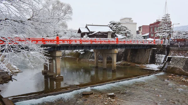 Ponte Nakabashi de Takayama — Fotografia de Stock