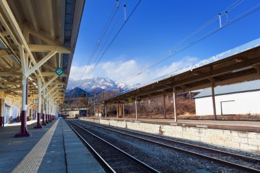 Nikko tren istasyonuna nikko içinde
