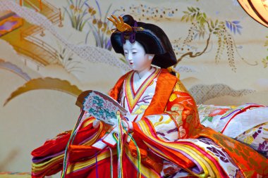Japon İmparatoriçe hina bebek