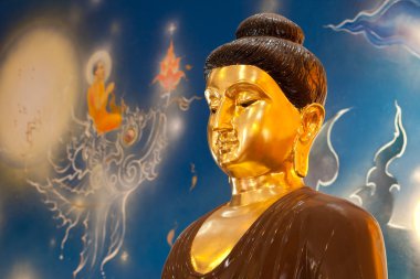 Buddha Enlightenment Statue clipart