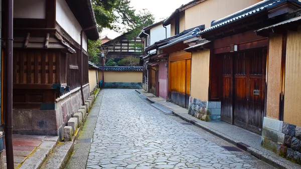 Samuraj nagamachi ulicy w kanazawa — Zdjęcie stockowe