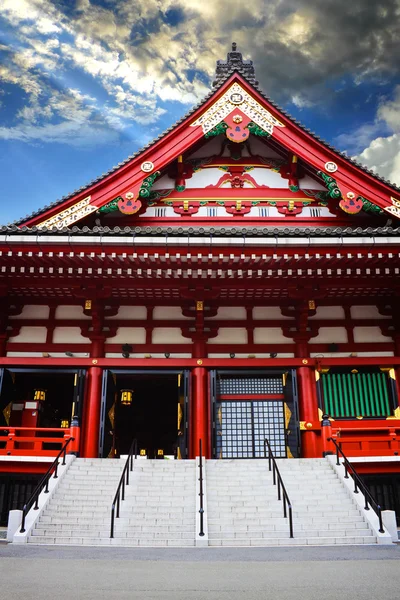 Pedimento no lado do Templo Sensoji Asakusa — Fotografia de Stock