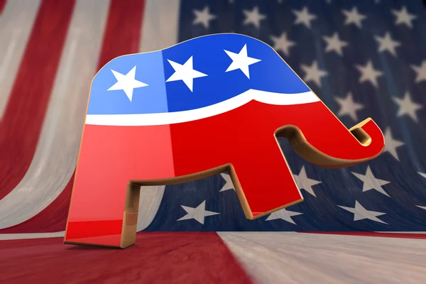 Republican Party Symbol — Stock Photo, Image