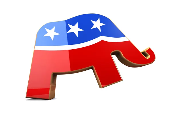 Isolated Republican Party Symbol — Stock Photo, Image