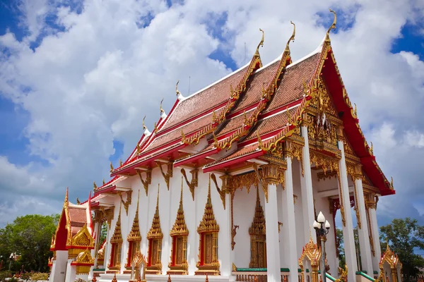 Templo tailandês em Wat Chalong em Phuket — Fotografia de Stock
