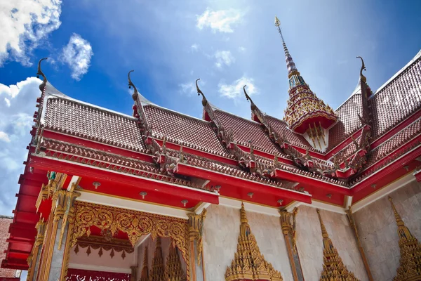 Thai tempel am wat chalong in phuket — Stockfoto