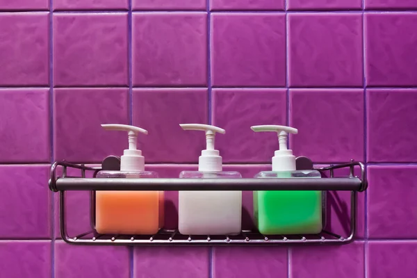 Аксессуары для ванной — стоковое фото