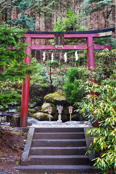 Torii Brama na toshogu Przybytek w nikko — Zdjęcie stockowe