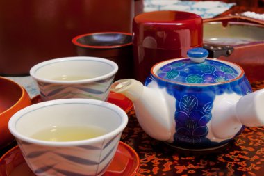 Japon seramik çay seti