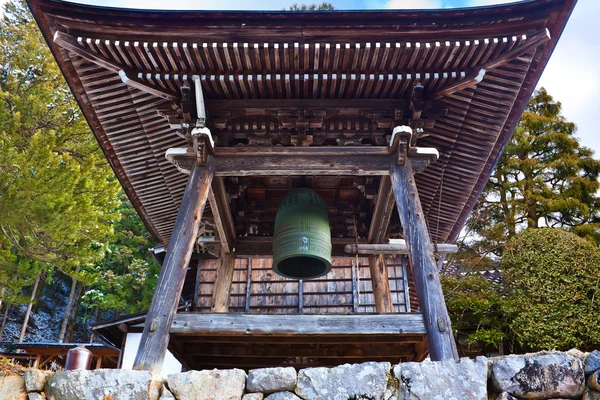 Japanese Bell Tower in a Shrine — Stock Photo, Image