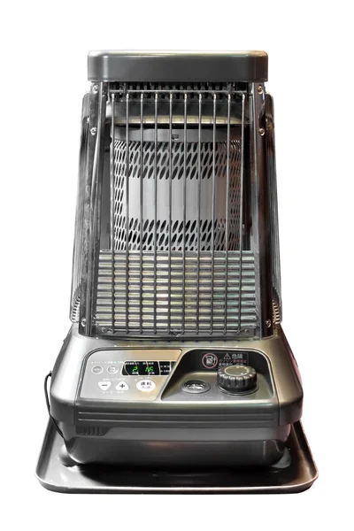 Portable electric heater isolated on white — Stock Photo, Image