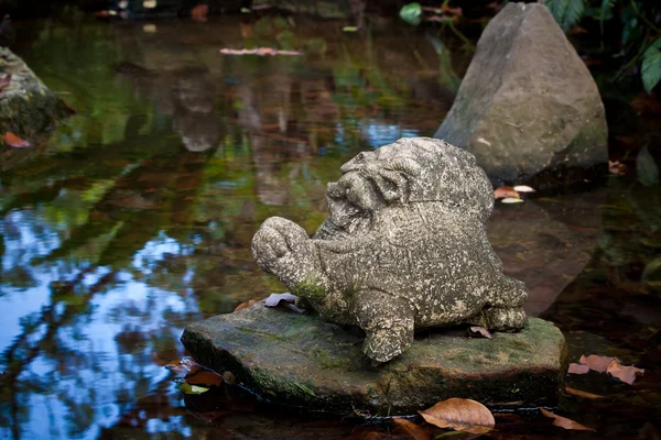 石の亀の彫刻公園 — ストック写真