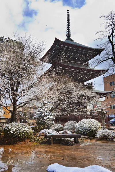 Pagoda en el templo de Hida Kokubunji —  Fotos de Stock