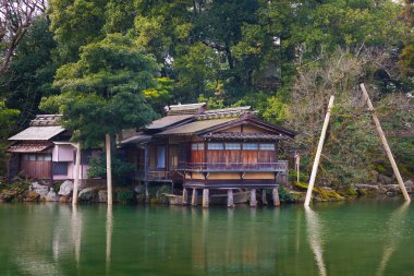 uchihashi-TEI çay evi kenrokuen Park'ta kanazawa