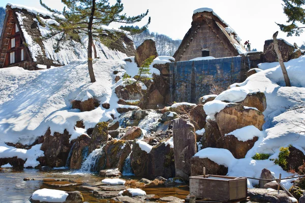 Cottage em Ogimachio Village em Shirakawago — Fotografia de Stock