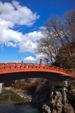 shinkyo (Kutsal Köprüsü) nikko içinde Japonya