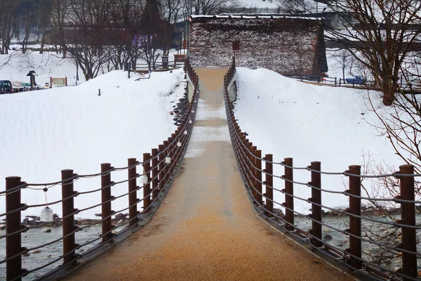 Puente a Ogimachi Village en Shirakawago —  Fotos de Stock