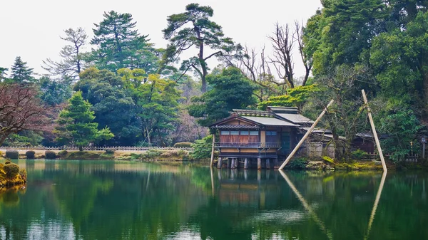 Uchihashi-tei theehuis bij kenrokuen in kanazawa — Stockfoto