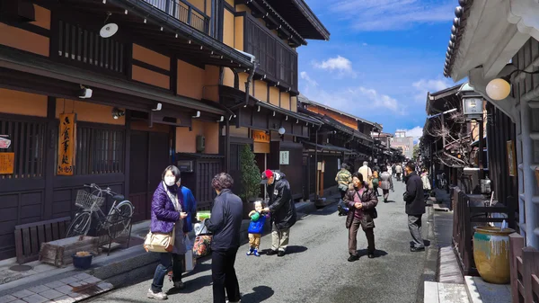 Calle Sannomachi en Takayama —  Fotos de Stock
