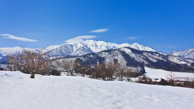 shirakawago shiroyama bakış açısı giderken manzara