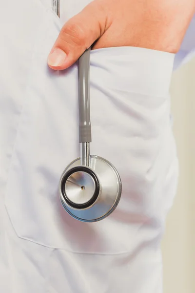 Asain female doctor with a pair of Stethoscope — Stock Photo, Image