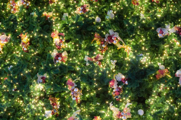 Schmuck am Weihnachtsbaum — Stockfoto