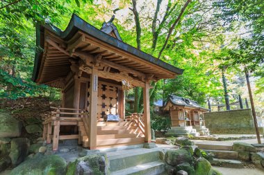 dazaifu tenmangu fukuoka içinde küçük ahşap Tapınak