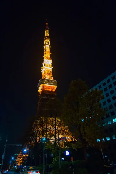 Tokyo tower's onder onderhoud — Stockfoto