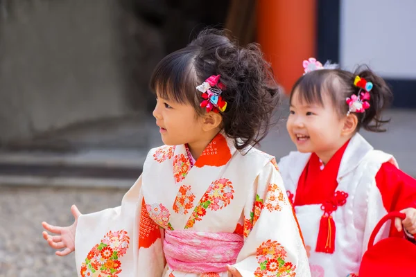 Traditional "Shichi-go-san" Ceremony in Japan — Stock Photo, Image