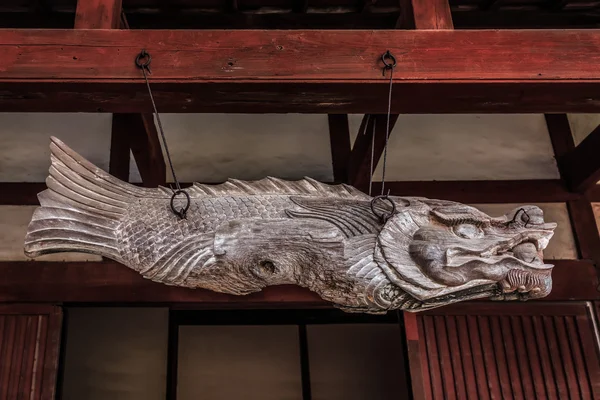 Gyoban (Fish Gong) al tempio Kofukuji di Nagasaki — Foto Stock