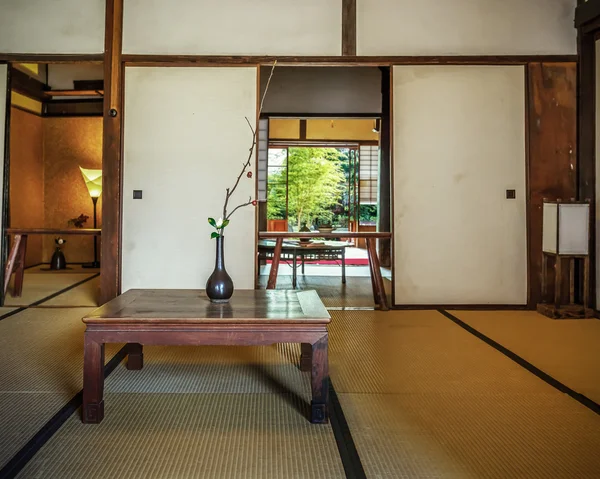 Комната в тампле Кофукудзи в Нагасаки — стоковое фото