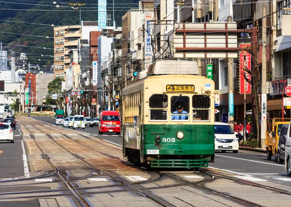 Tranvía de Nagasaki — Foto de Stock