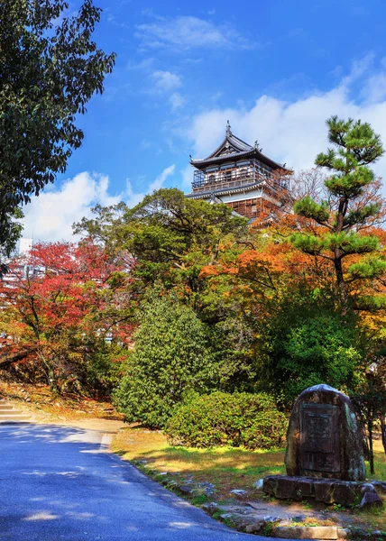 Hiroshima castle i höst — Stockfoto