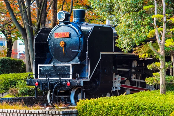 Uma locomotiva a vapor no Museu Infantil de Hiroshima — Fotografia de Stock