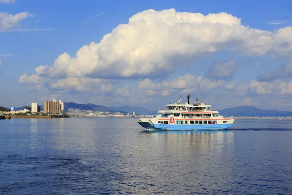 Traghetti per l "isola di Miyajima — Foto Stock